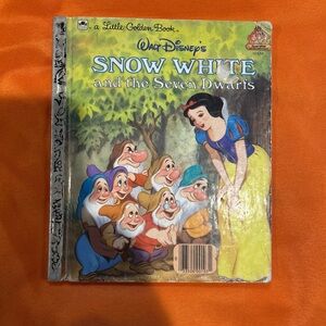 1984 A Little Golden Book 103-58 Walt Disney SNOW WHITE AND THE SEVEN DWARFS